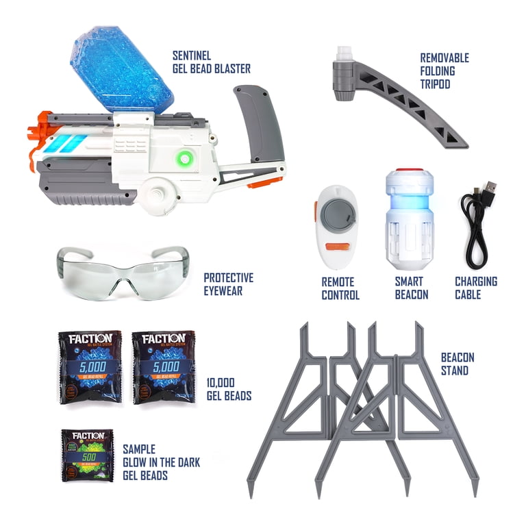 B1A4セット Faction Sentinel Turret Gel Bead Blaster w/ Smart Beacon - Walmart.com