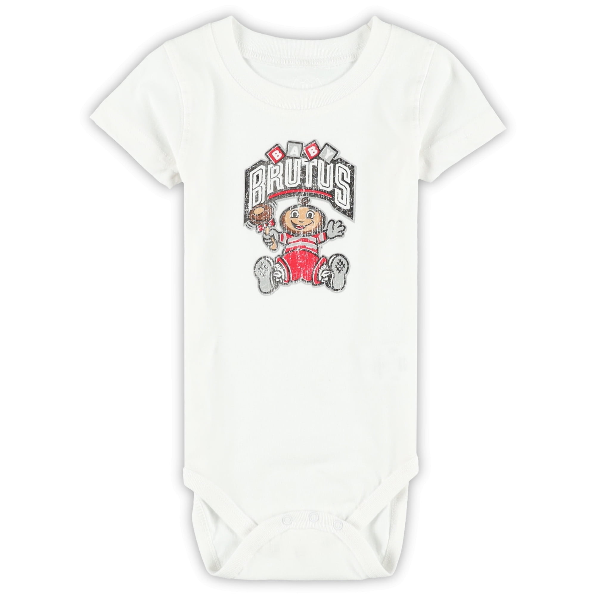 Infant Wes & Willy  Ohio State Buckeyes Three-Pack Bodysuit Set