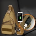 thumbnail image 3 of MUSOIE Sling Bag Crossbody for Men Women One Strap Shoulder Cross Body Bag Sling Backpack for Travel, 3 of 5