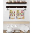 thumbnail image 3 of Easter Eggs Kitchen Dish Towels for Drying Dishes Set of 2, Cute Gnomes Flowers Butterflies Botanical Beige Waffle Weave Microfiber Hand Tea Bathroom Towels Quick Dry & Absorbent Towel 15.7x23.6, 3 of 7