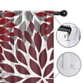 thumbnail image 4 of Blackout Kids Curtains,Red Floral and Petal Pattern Childrens Insulated Curtains Set Of 2,Bedroom Essentials,Toddler Room Decor 52x84in(132x213cm), 4 of 5