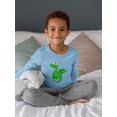 thumbnail image 2 of Cute Green Dragon Long Sleeve Toddler -Image by Shutterstock,  2 Toddler, 2 of 4