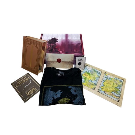 Reed Exhibitions US Game of Thrones 20th Anniversary Collectible Gift Box w/ Book | XXX-Large Shirt Unisex