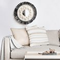 thumbnail image 4 of 2 uds. Espejo de pared colgante bohemio hecho macramé negro naranja para dormitorio Colco Tapiz de Macramé Espejo, 4 of 8