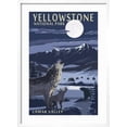 thumbnail image 2 of Art.com Lamar Valley Scene, Yellowstone National Park Art Print by Lantern Press, White Frame Wall Art, 21" x 29", 2 of 5