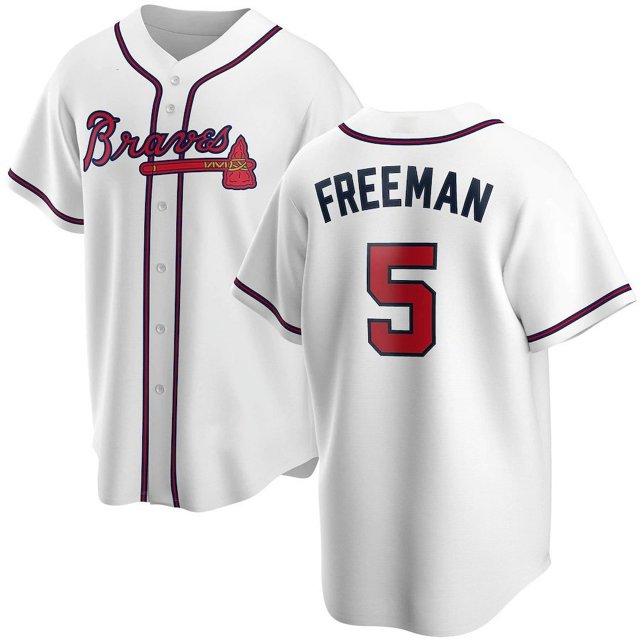 Uniforme de Baseball Braves 13 1 5 13 27 28 Maillot de Joueur -WEVALLEY