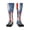 1 Black, variant on Women's Knee High Socks Thin Blue Line Police Officer Flag Outdoor Casual Tube Socks