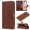 Brown, variant on Wallet Case for iPhone 16 with Card Holder, PU Leather Flip Folio Shell Wrist Strap Stand Function Magnetic Closure Shockproof Protective Phone Cover for iPhone 16, Black