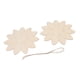 thumbnail image 4 of 2 piezas de recortes de flores de madera DIY Forma de loto Recortes de madera sin terminar Decoración de virutas de madera para el jardín del hogar Colgante con 2 cuerdas de cáñamo, 4 of 10