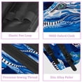 thumbnail image 2 of MUOOUM Pencil Case, Sea Blue Crocodile Pattern Large Capacity Pencil Pouch Stationery Pen Bag, 2 of 7