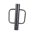 thumbnail image 1 of Apisonador de postes de cerca con asas, apisonador manual, accesorio portátil y versátil para proyectos pequeños, acero al carbono, 17,3 pulgadas de Negro, 1 of 8
