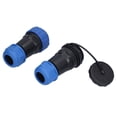 thumbnail image 2 of Herwey Waterproof Aviation Cable Connector Socket, Aviation Plug Socket Oxidation Resistance For Electronic Equipment, 2 of 8