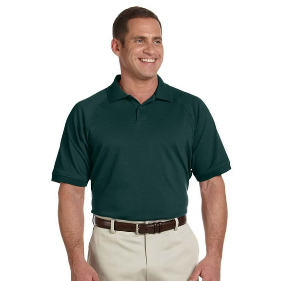 Devon & Jones Men's Raglan Sleeve Pique Polo Shirt
