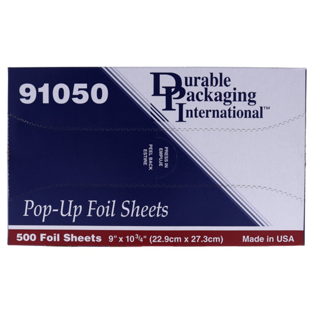 PopUp Foil Sheets by Durable Packaging for Unisex 9 x 10 Inch Foil