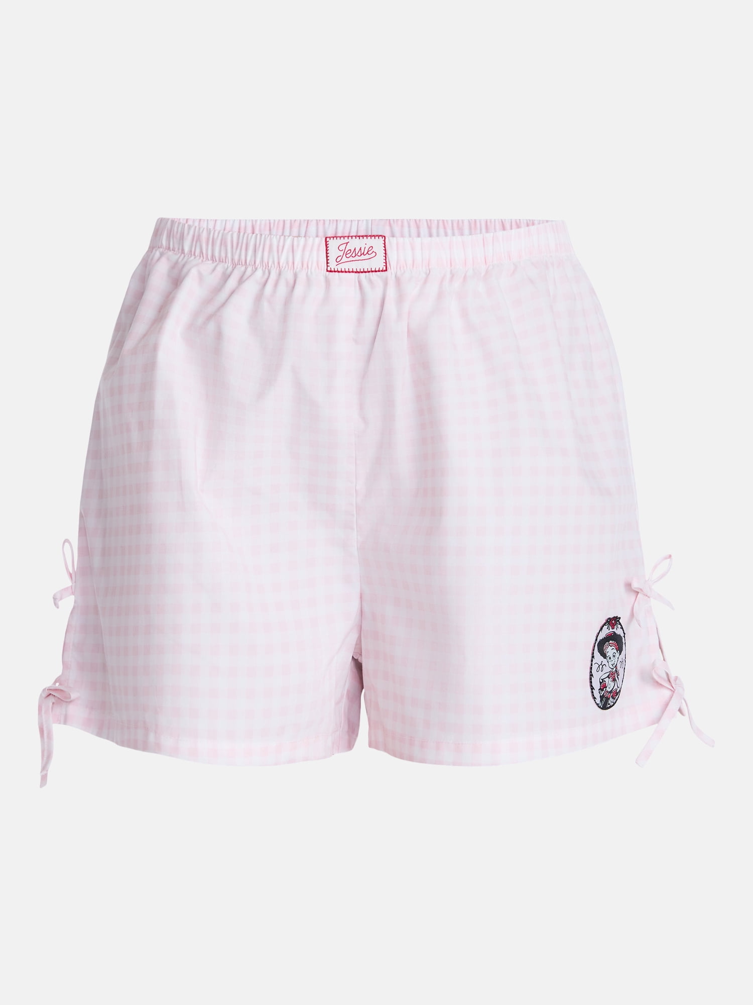 Toy Story Jessie Women's Checkered Boxer Shorts, Sizes XXS-XXL