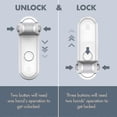 thumbnail image 4 of Childproof Door Lever Lock, Baby Safety Door Handle Lock, Easy To Install And Use 3m Vhb Adhesive, 4 of 5