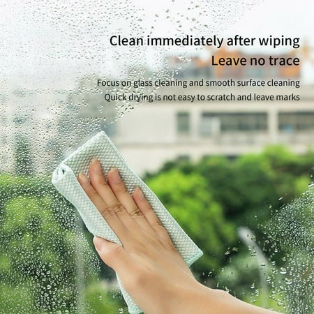

Fish Rag Kitchen Water-absorbing Towel No Wipe Glass Special No Water Mark Degreasing Scouring Cloth Thickened Dishcloth