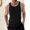 Black, variant on WWV Men Undershirts Tank Top Sleeveless Crewneck Solid Color Blouse Summer Comfortable Loose Fit Beach Holiday Tops Black L