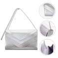 thumbnail image 3 of Elegant Evening Bag Envelope Evening Purse Portable Coin Purse Women Fashion Wallet, 3 of 4