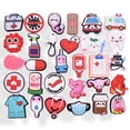 thumbnail image 3 of Charms Crocs Jibbitz Dibujos Animados Lindo Doctor Enfermera Patrón Agujero Zapato Bcukle Decoraciones Encantos Regalo Para Niños, 3 of 4