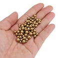 thumbnail image 3 of Uxcell 800 Pcs Faux Pearl for Crafting 0.12''-0.31'' No Hole ABS Round Pearls for Vase Fillers Champagne Gold, 3 of 6