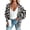 Black, variant on Womens Sweaters Long Sleeve Open Front Cardigan Color Block Plaid Knit Cardigans Sweater