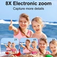 thumbnail image 4 of Cámara Digital 4K CCD con Zoom Digital de 8X para Estudiantes, Cámara Compacta de Fotografía Digital, Cámara para Selfies con Pantalla Giratoria de 180°, B, 4 of 5