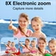 thumbnail image 4 of Cámara Digital 4K CCD con Zoom Digital de 8X para Estudiantes, Cámara Compacta de Fotografía Digital, Cámara para Selfies con Pantalla Giratoria de 180°, B, 4 of 6