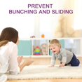 thumbnail image 4 of Non Slip Area Rug Pad Gripper, Extra Thick Rug Gripper Protective Cushioning Pad for Hardwood Floors, Anti Slip Carpet Mat for Indoor Outdoor Area, Keep Your Rugs Safe and in Place, White (2 x 3 Feet), 4 of 7