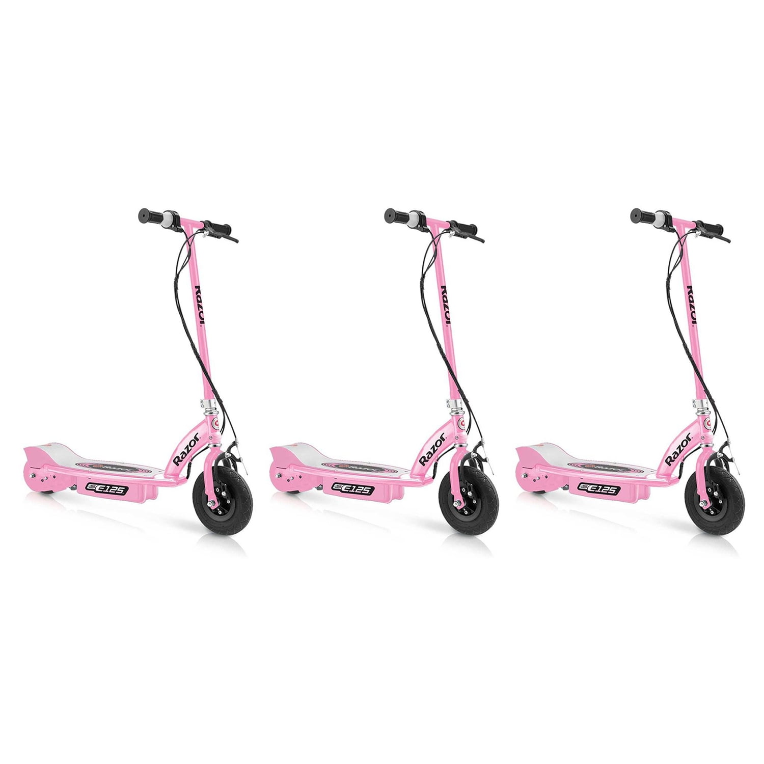 girl electric scooter pink