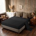 thumbnail image 4 of Manfei Western Cow Skull Twin Bedding, Bohemian Aztec Bedding Comforter Set, Brown White, Black Reversible 7 Pieces, 4 of 6