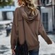 thumbnail image 4 of Sudadera Para Mujer Moda Sudaderas Con Capucha Sudadera Casual Invierno Sólido Manga Larga Botón Bolsillo Odeerbi ODB173181, 4 of 6