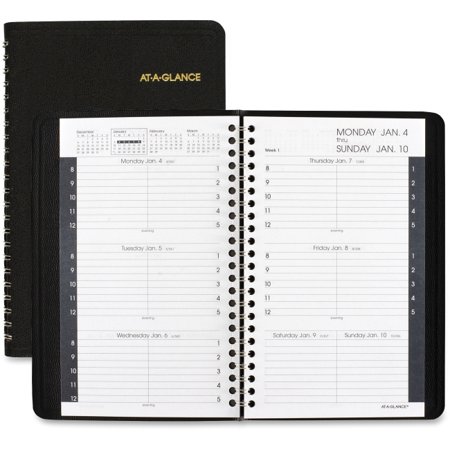 at a glance weekly appointment book weekly 1 year january 2018