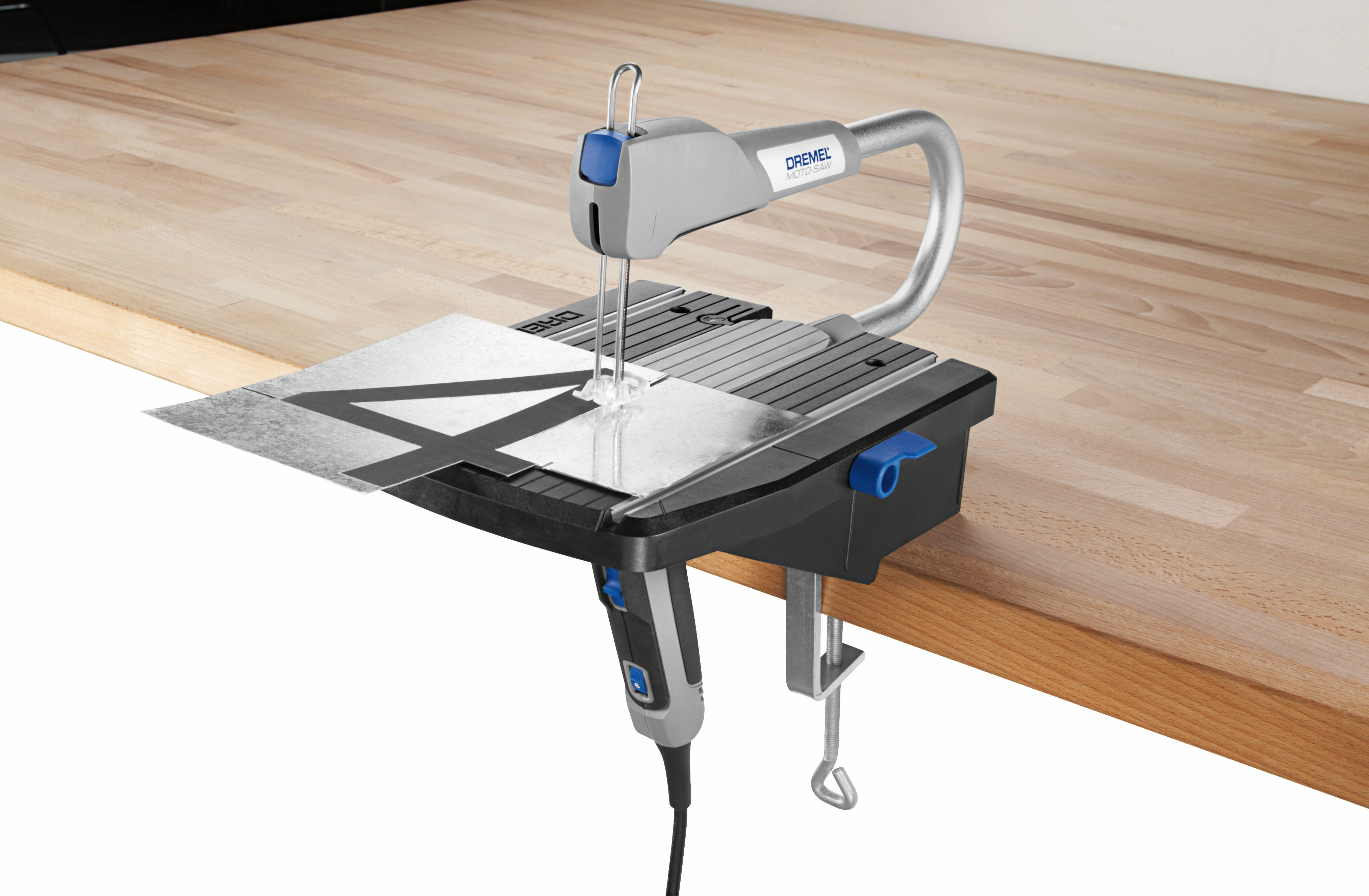 Dremel MS20-01 Moto-Saw 0.6 Amp Corded Scroll Saw for Plastic, Laminates,  and Metal