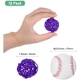 thumbnail image 2 of 12-Pack Wicker Rattan Balls 40mm/1.6 Inch Decorative Orbs Vase Fillers Bowl for Christmas/Weddings/Thanksgiving/DIY Crafts/Home Decor [Purple], 2 of 6