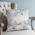 thumbnail image 4 of Thanksgiving Pillow Covers 26x26 Set of 2, Fall Blue White Pumpkin Leaves Wood Plank Throw Pillow Covers Decorative Couch Cushion Cover, Microfiber Soft Pillowcases for Bedroom Living Room Sofa, 4 of 9