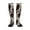 1 Black, variant on Rateoe Cow Skin Compression Socks for Women and Men 20-30mmHg-Circulation Support Socks Knee High Nurse Pregnant Running Medical and Travel Athletic