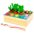 thumbnail image 1 of Pulling Carrot Montessori Sensory Learning Toys Fine Motor Game Colorful, 1 of 7