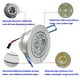 thumbnail image 4 of Bewildely Foco empotrable de luz de techo LED regulable de 4 * 3W Luz blanca fría 100-140V Iluminación y accesorios cálido Bewildely HA024488-02, 4 of 6