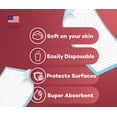 thumbnail image 3 of Standard Absorbency Disposable Underpads – 24 x 17 Inch, 2-Ply Tissue Fill, Light Moisture Protective Liners for Small Pets, Cleanups, and Protection, 3 of 7