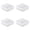 White 4PCS, variant on 2pcs Storage Container Airtight Cheese Meat Food Storage Container For Refrigerators Freezer Lunch Box Cookie Holder Meal Prep Container