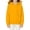 14#Yellow, variant on Sweatshirts for Girls Oversized Pullover Hoodie Hooded Top Fall Clothes