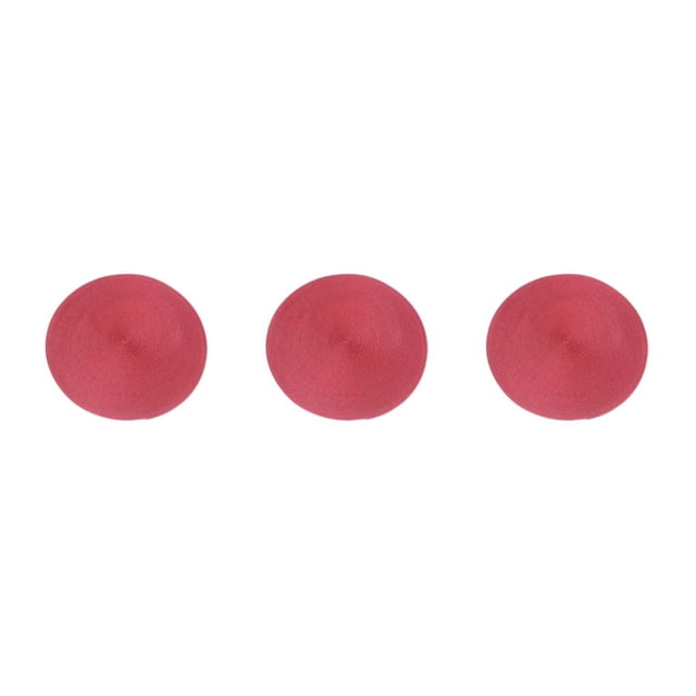 Mantel individual inodoro y antideslizante Cateissary rojo oscuro 38 cm