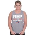 thumbnail image 3 of Dominicana Rep the Republic Cool Flag Tank Top T Shirts Men Women Brisco Brands M, 3 of 5