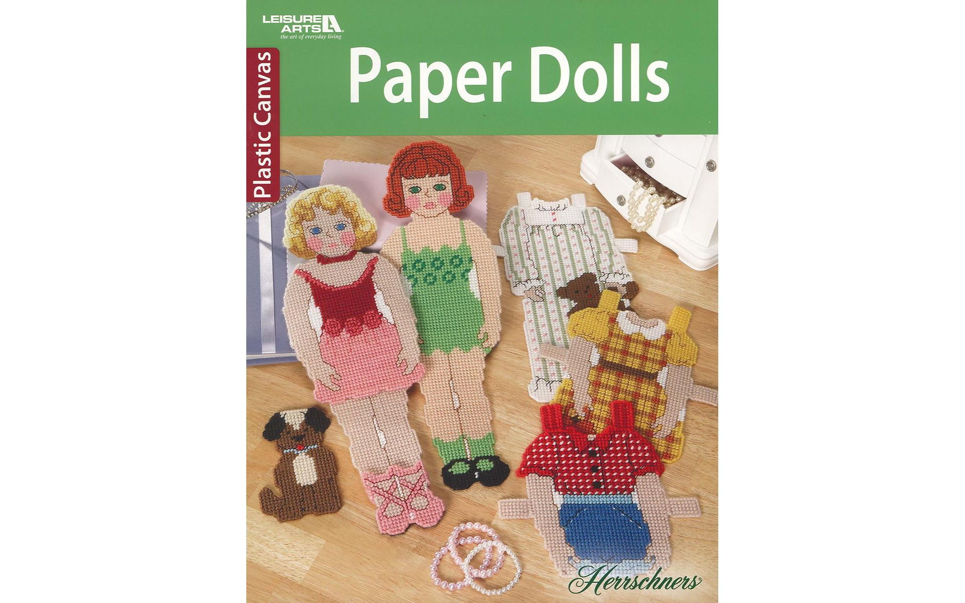 Leisure Arts Paper Dolls Cross Stitch Bk