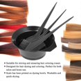 thumbnail image 1 of 4 Pcs Hair Coloring Tools Kit Dyeing Bowl Brush Double-sided Coloring Comb Hairdressing Dyeing Tool, 1 of 4
