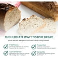 thumbnail image 5 of Reusable Plastic Bread Bags for Homemade 10x22"- Clear Bag with Ties For An Airtight Moisture-free Preservation and Storage- Loaf Home Bakers Bakery Owners (50), 5 of 5