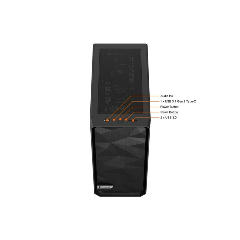 Fractal Design Meshify 2 Compact Black ATX Open Air Gaming, High