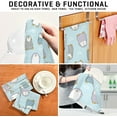 thumbnail image 7 of Kitchen Towels Cartoon Penguin and Heart Pattern Cleaning Towel Absorbent Hand Towels Tea Towels for Home Restaurant Dish Clean 28" x 18", 6PCS, 7 of 7