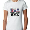 USA Cycling BMX - Olympic Games - Rio - Flag Womens Cotton T-Shirt